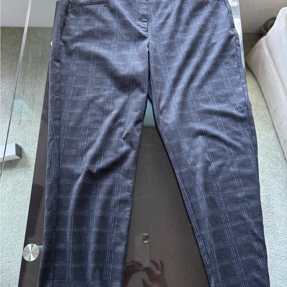 Black Plaid Pants